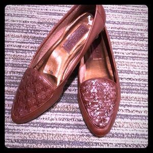 Brown Leather flats